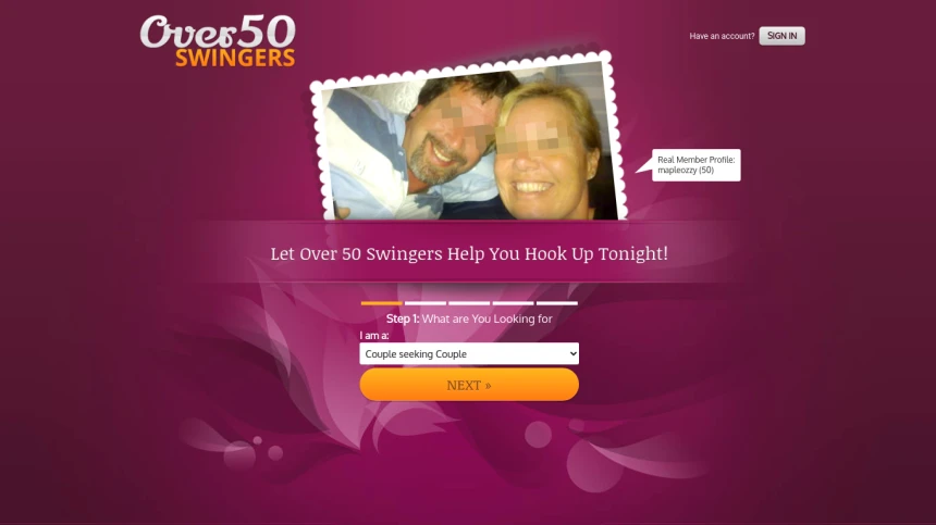 Over 50 Swingers