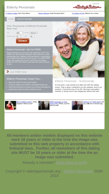 Elderly Personals