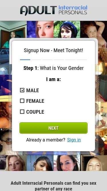 Adult Interracial Personals