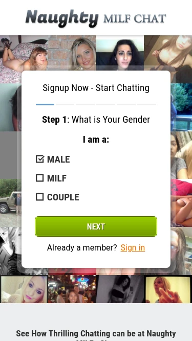 Naughty MILF Chat