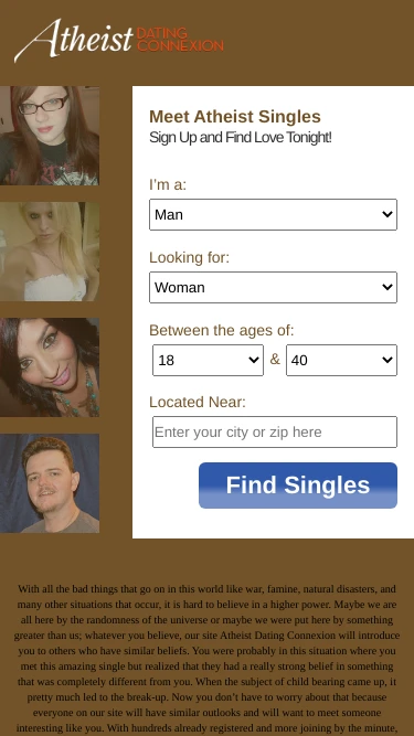 Atheist Dating Connexion