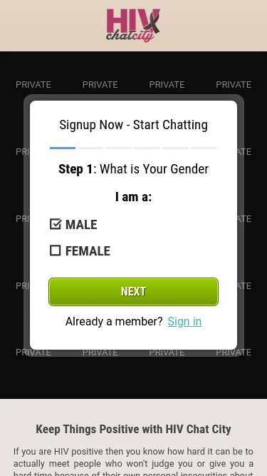 HIV Chat City