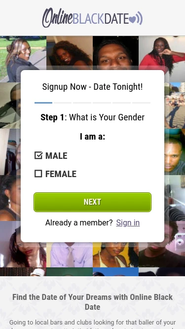 Online Black Date