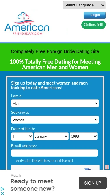 American Friends Date