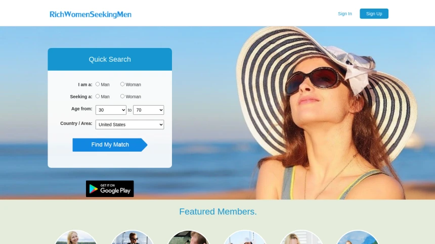 Rich Women Seeking Men