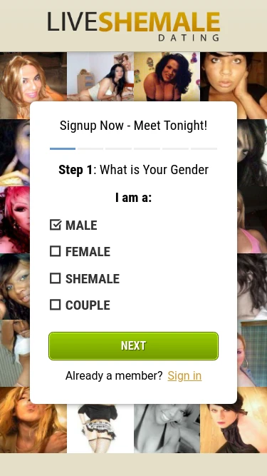 Live Shemale Dating