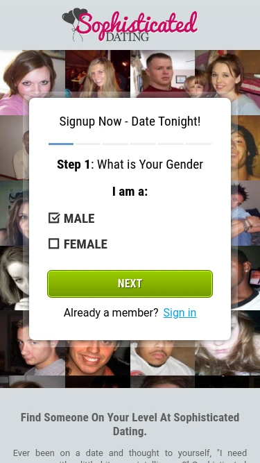 Sophisticated Dating