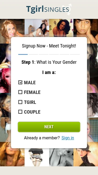 Tgirl Singles