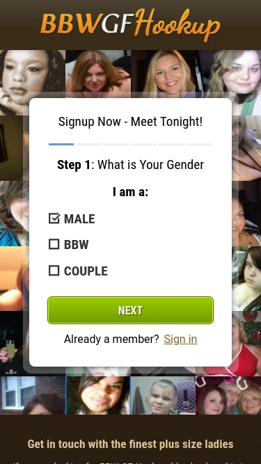 BBW GF Hookup