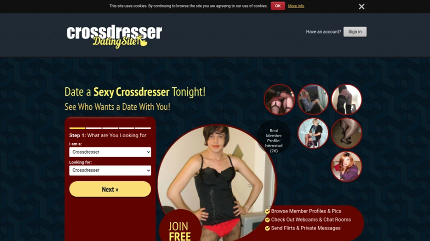 Site crossdresser dating Free Crossdresser