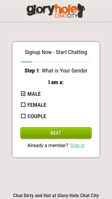 Glory Hole Chat City