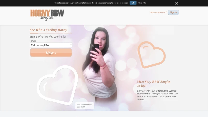 Horny BBW Singles