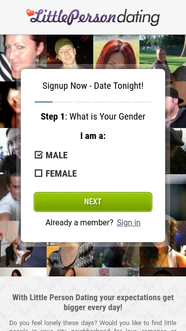 Little Person Dating