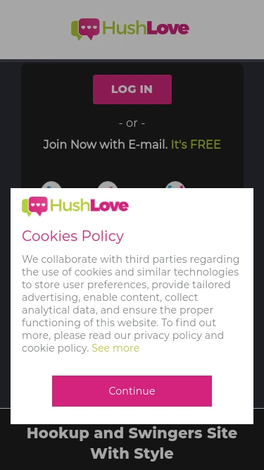 Hush love dating site review
