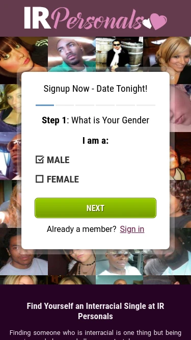 IR Personals
