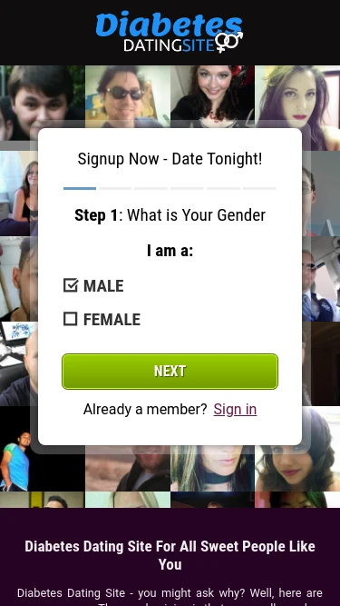 Diabetes Dating Site