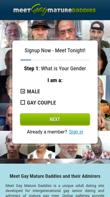 Meet Gay Mature Daddies