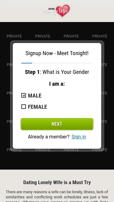 Dating Lonely Wife
