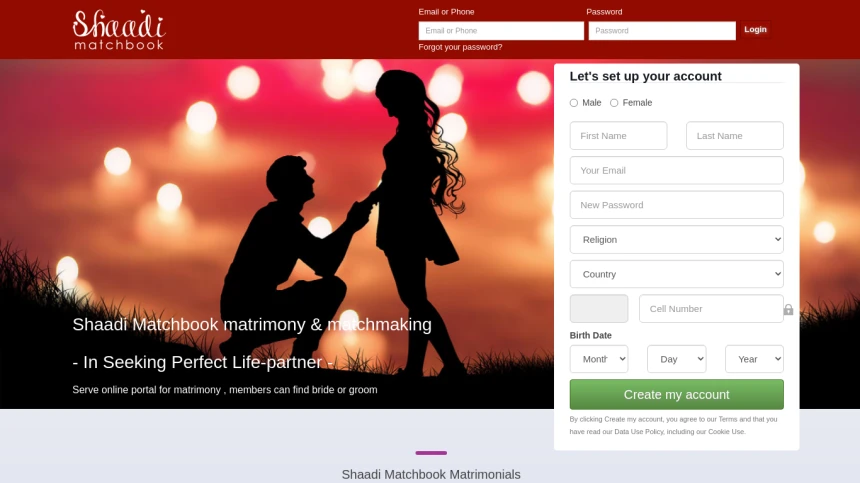 Shaadi Matchbook