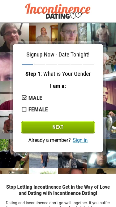 Incontinence Dating