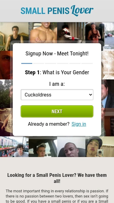 Small Penis Lover