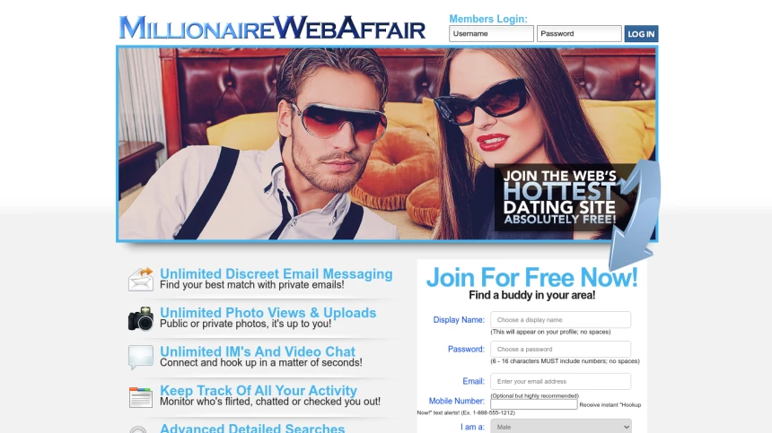 Millionaire Web Affair