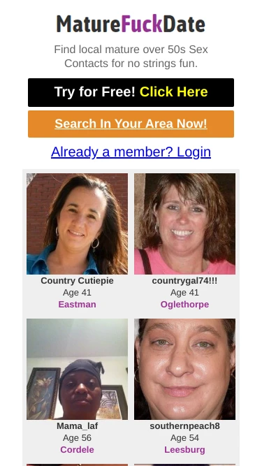 Mature Fuck Date
