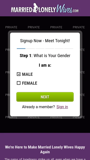 Married Lonely Wives