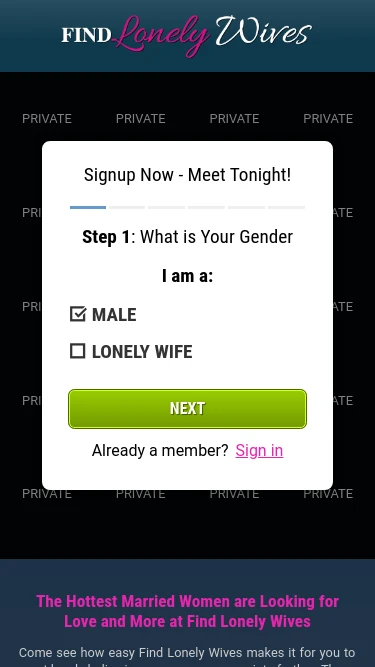 Find Lonely Wives