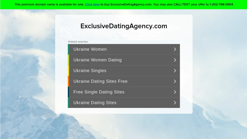 Exclusive Dating Agency