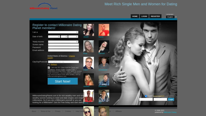 Millionaire Dating Planet