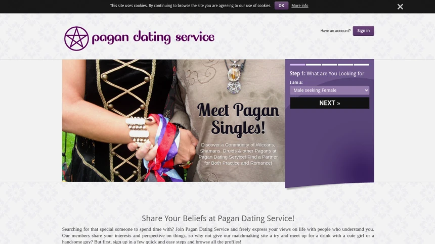 Pagan Dating Service