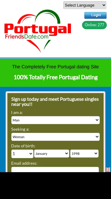 Portugal Friends Date