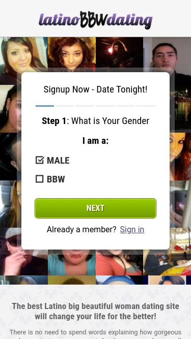Latino BBW Dating