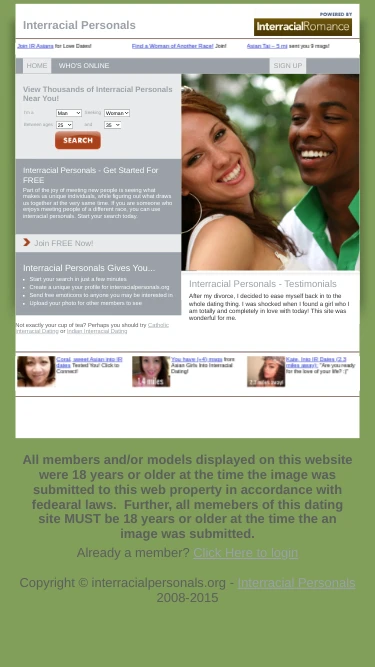 Interracial Personals