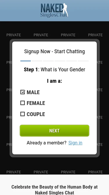 Naked Singles Chat