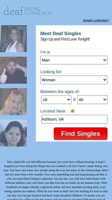 Deaf Dating Connexion
